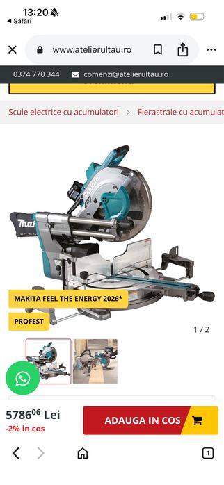 Se vinde Makita Original Circular Lemn este in stare buna