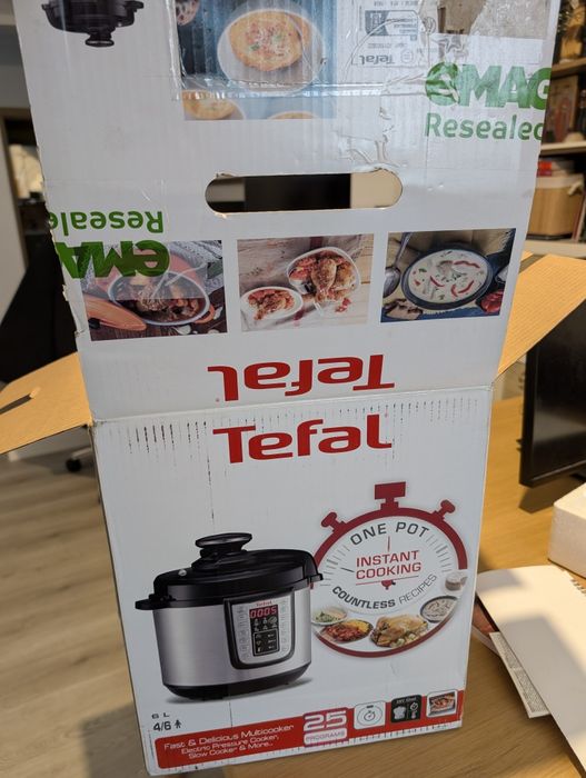 Oala presiune electrica Tefal One Pot CY505E30, 1200W,5.8 L, 25 prog