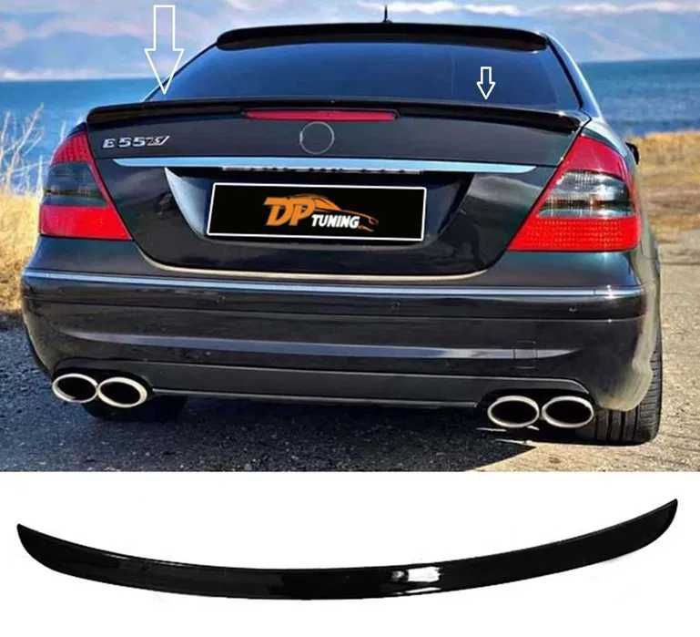 Лип Спойлер багажник E63 AMG седан Mercedes E W211 за заден капак