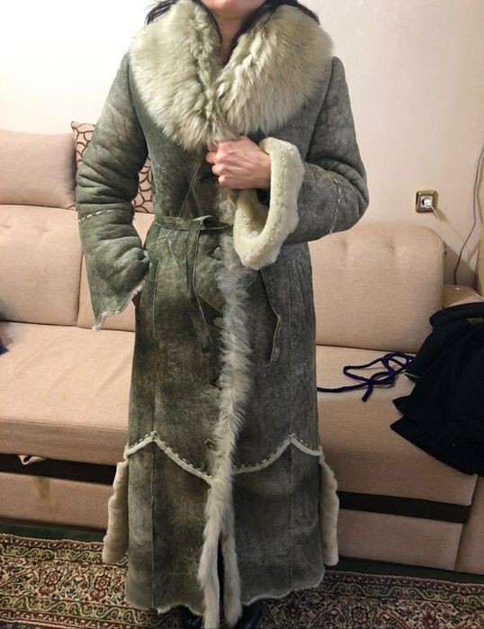 Шикарная дублёнка новая натуралка.Италия. М-Л (смФотки)