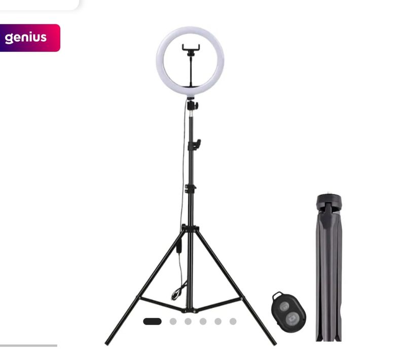 USB лампа с държач за телефон