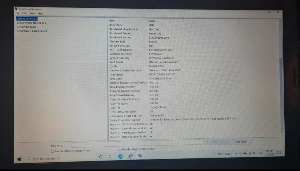 Laptop Lenovo G40-30