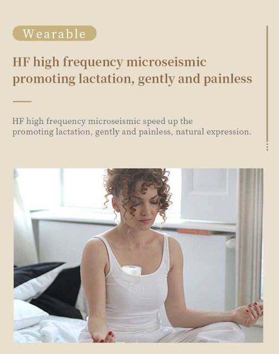 Pompa de san electrica, portabila, 2 functii masaj, 9 nivele, garantie