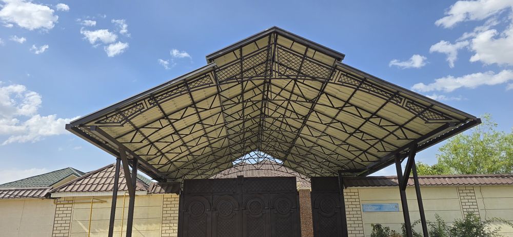 2) Навес Ворота жасаймыз