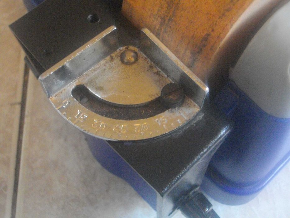 60W Електрически заточващ шмиргел точило с ъгъл наклон сухо заточване