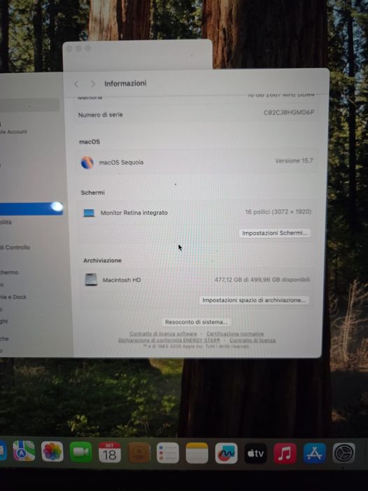 Mac Book Pro 2020 i7 16GB Ram 512GB SSD