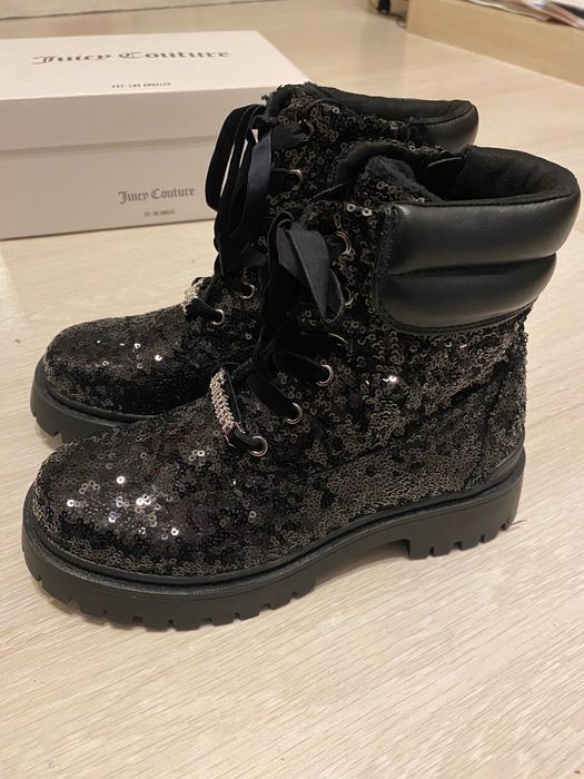 Ghete negre cu paiete Juicy Couture noi