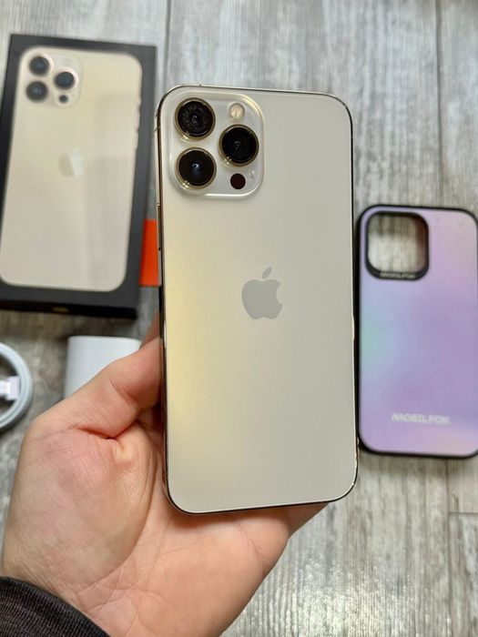 Iphone 13 Pro Max 512 GB Gold - 100 % Battery Чисто Нова Батерия