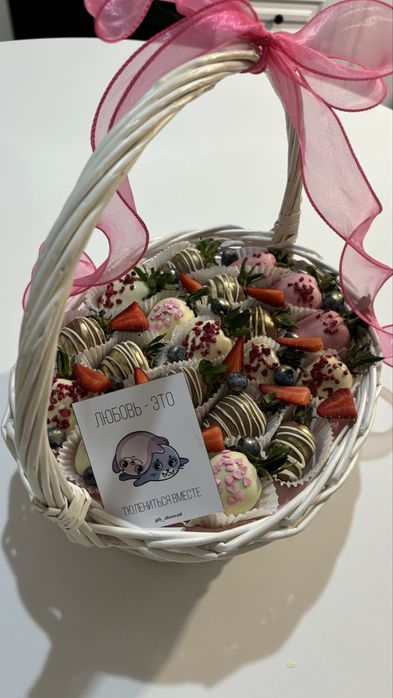 клубника в шоколаде