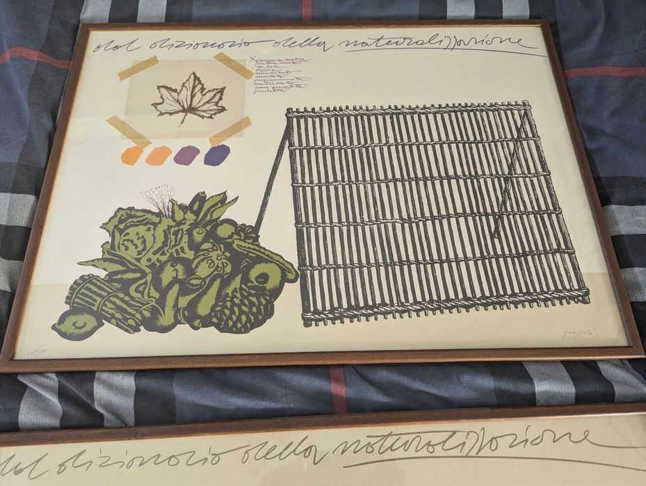 Две картини на Concetto Pozzati (италиански модернист)