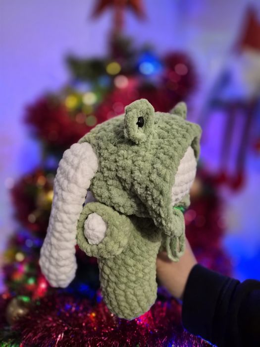 Iepuraș Broscuță croșetat