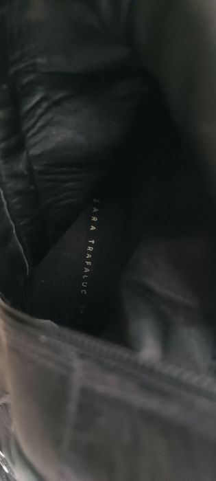 Ботуши/Чизми/Кубинки Zara- Зара 37 номер естествена кожа