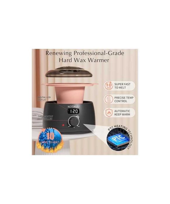 Kit ceara epilare cu incalzitor ceara, KOTAMU