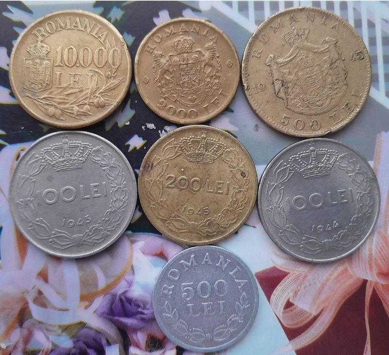 monede Regele Mihai al României , preț pe lot 1.000 lei