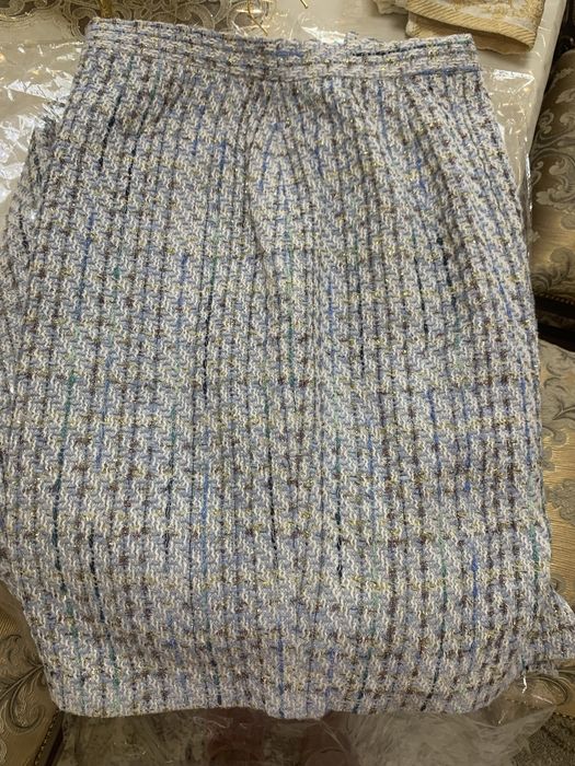 Твид пиджак юбка