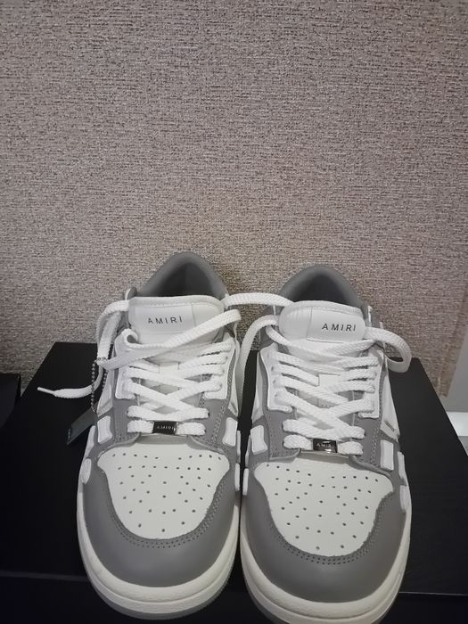 Amiri skeleton low grey