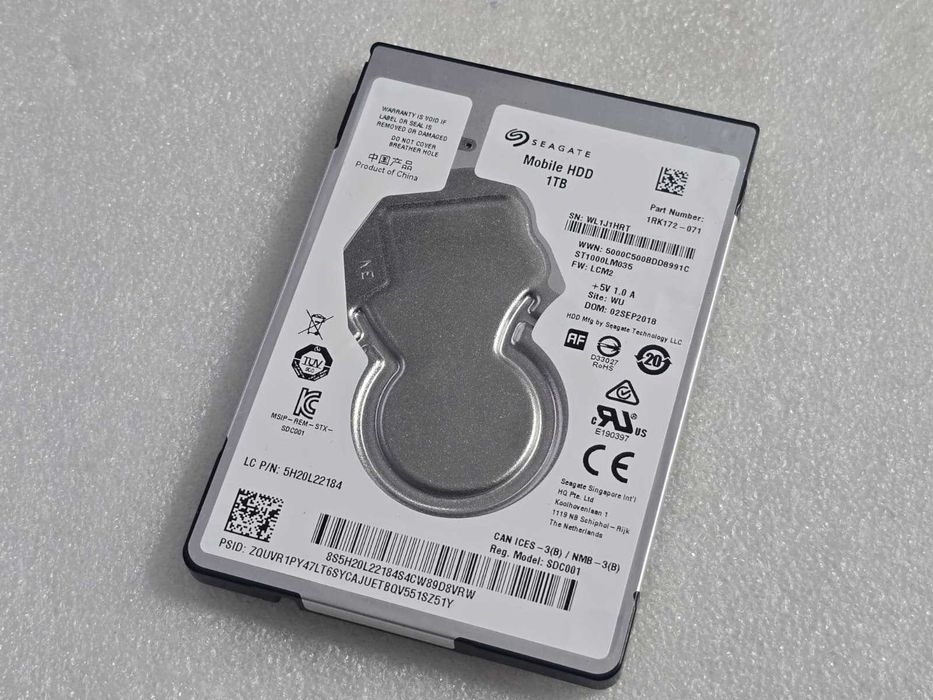 HDD laptop Seagate Mobile 1TB, 2.5 inch, SATA 3, ST1000LM035, Sanatate 100%, 7mm