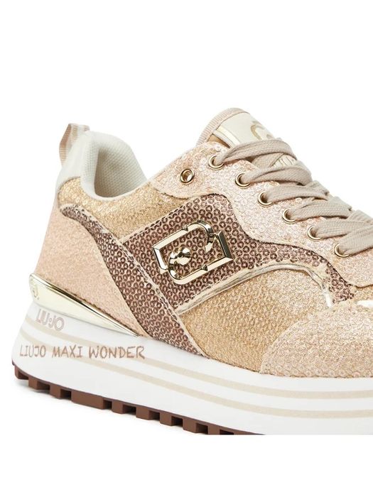 Дамски сникърси  LIU JO gold maxi wonder