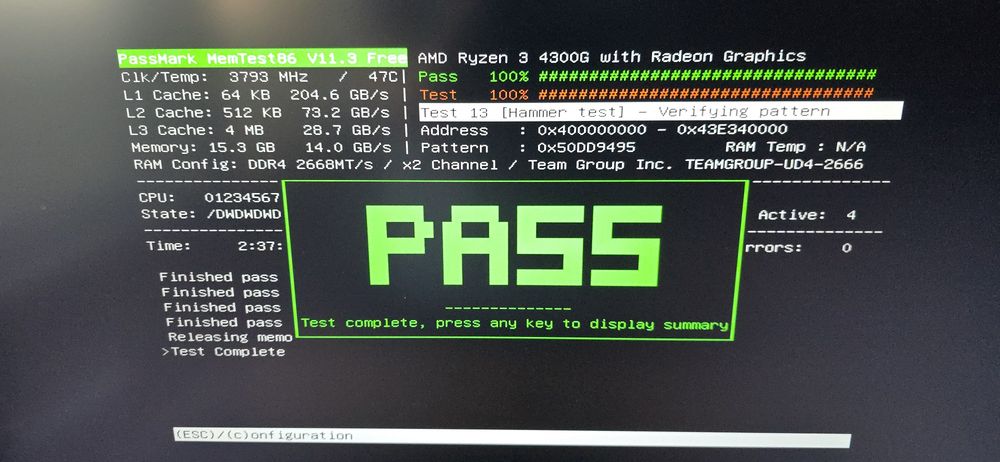 RAM памет DDR4 TeamGroup 2x8GB 16GB 2666Mhz CL19