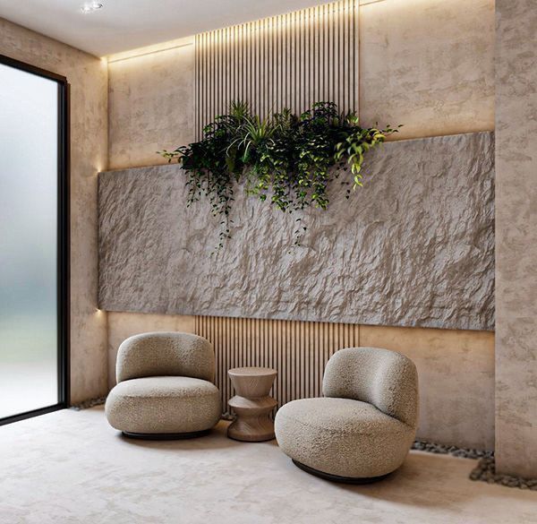 Барельеф. Роспись стен. Скала