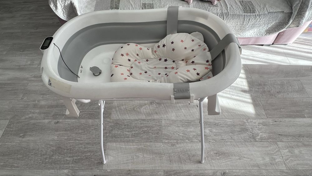 Set cadita baie copii + suport + cantar