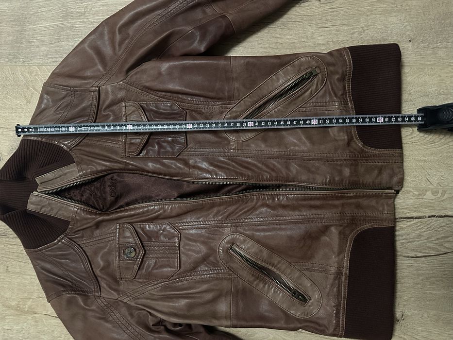 Geaca maro din piele naturala UNISEX