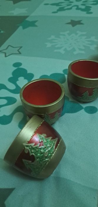 Set 3 suporți de Crăciun.