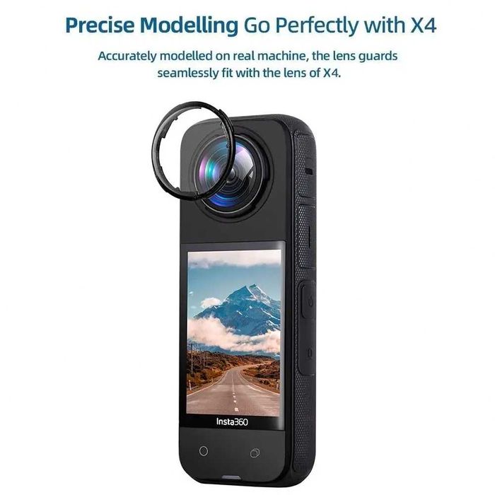 Protectie obiective lentile sticky lens pt camera actiune Insta360 X4