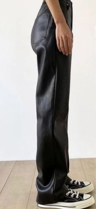 Кожаные брюки, 44р.