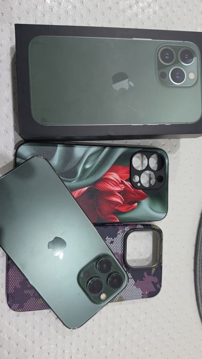 iPhone 13pro,  зеленый, 128Гб, 77%