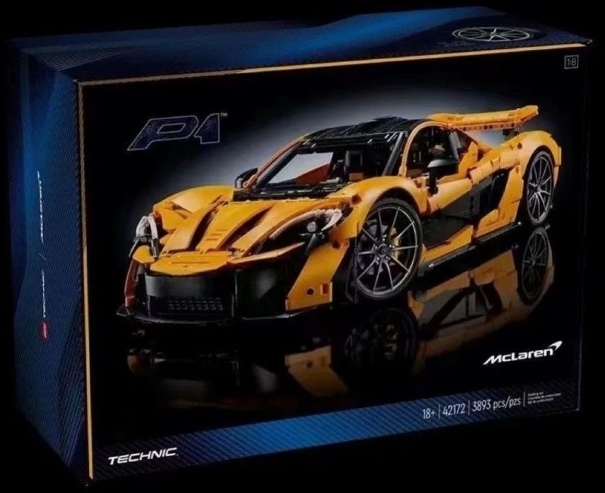 Конструктор лего McLaren P1 (59 см). Подарок на Новый год.