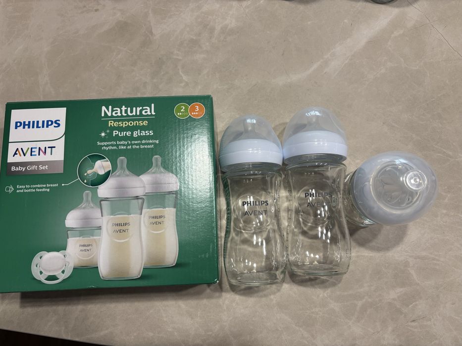Бебешки стъклени шишета Philips Avent