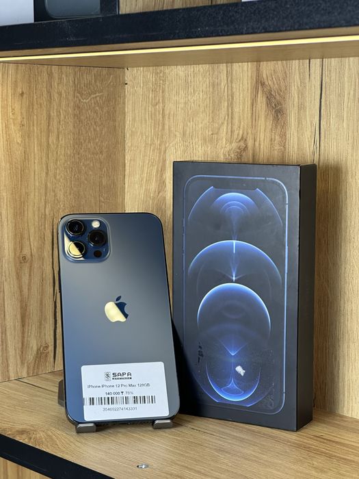айфон 12 про макс синий