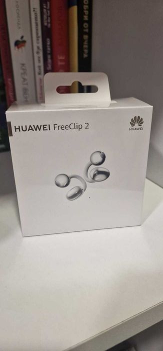 НОВИ- не разопаковани! Безжични слушалки Huawei - FreeClip 2, TWS, White