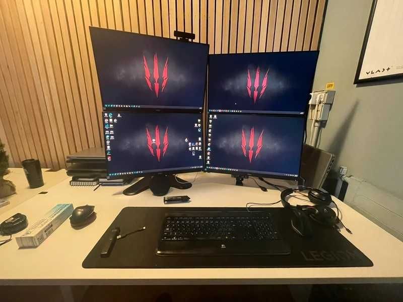 Set 4 monitoare AOC 24” IPS (24P1X / X24P1X)