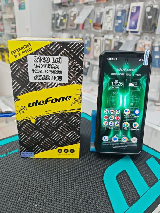 Ulefone Armor 33 Pro, 16/512 GB, Nou, 2 ani garanție