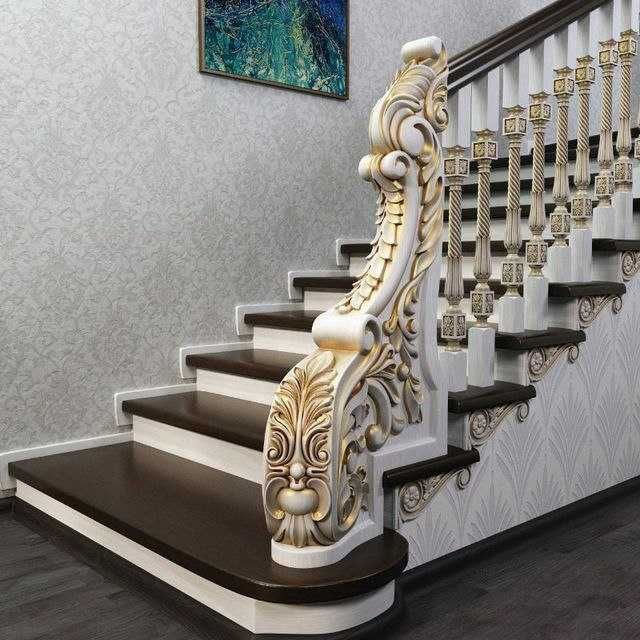 деревянные лестницы обшивка апшифка  лестница зина zina apshifka mdf