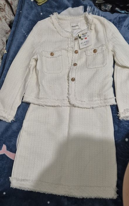 Костюм двойка твид размер L