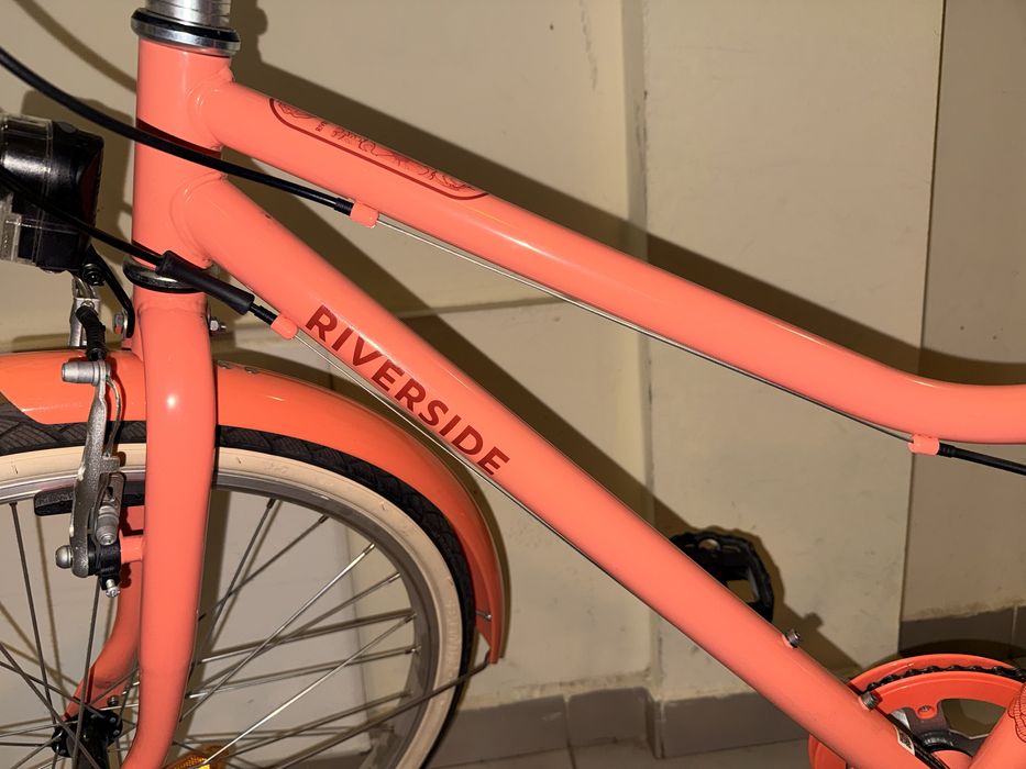 Детско колело за момиче 9-12 г., 24 инча, като ново