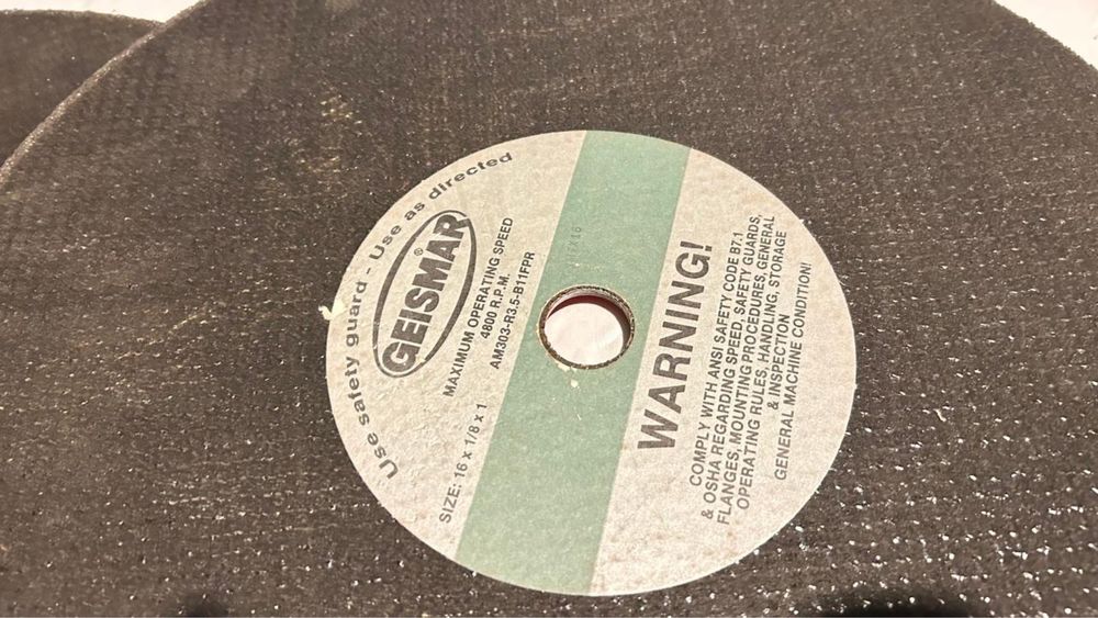 Рельсорезный круг