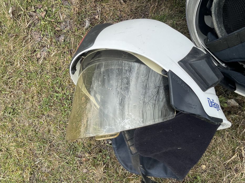 Casca pompieri Drager cu vizor