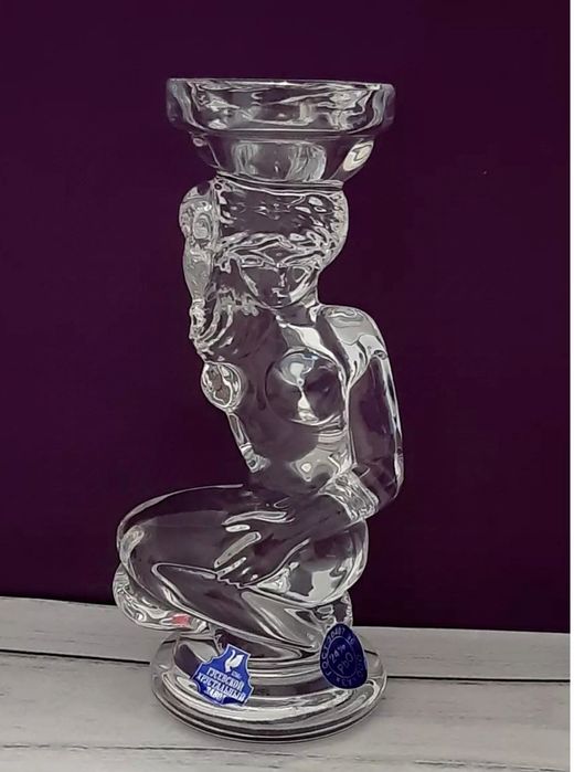 Хрустальный подсвечник Ева 2шт