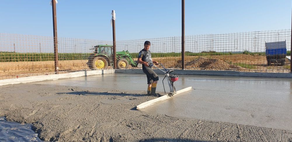 Turnari Beton Finisat cu Elicopter si cuart, platforme beton, Periat