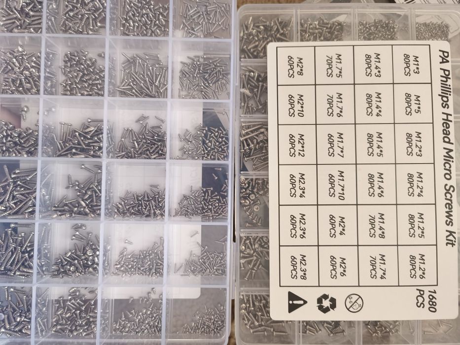 Комплект болтчета / очила, фина техника / компютри - 850-1680 бр