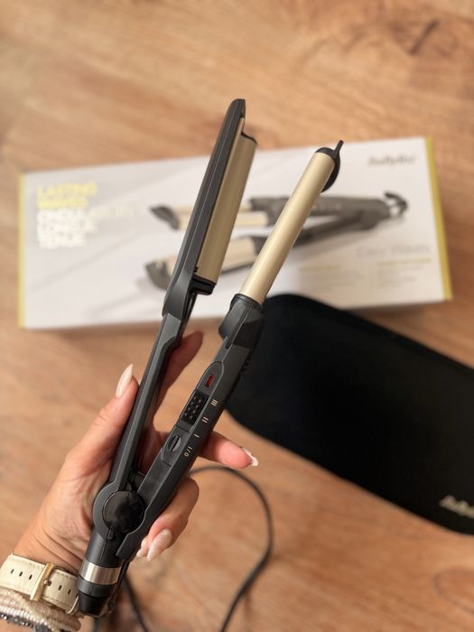 Професионална маша за коса Babyliss Easy Waves C260E, 200 градуса, Технология Titanium