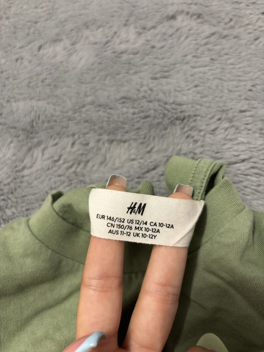 Памучна тениска H&M "Nature is Art", размер 146/152 (10-12 г.)