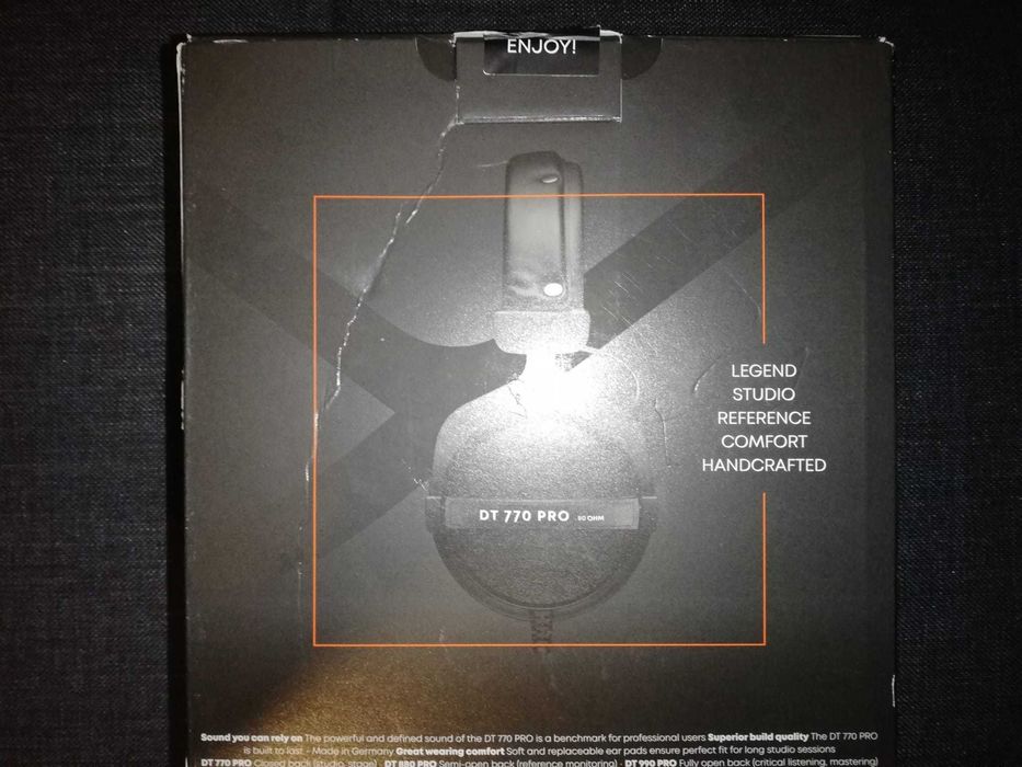 Căști audio hifi beyerdynamic dt 770 pro 80ohm