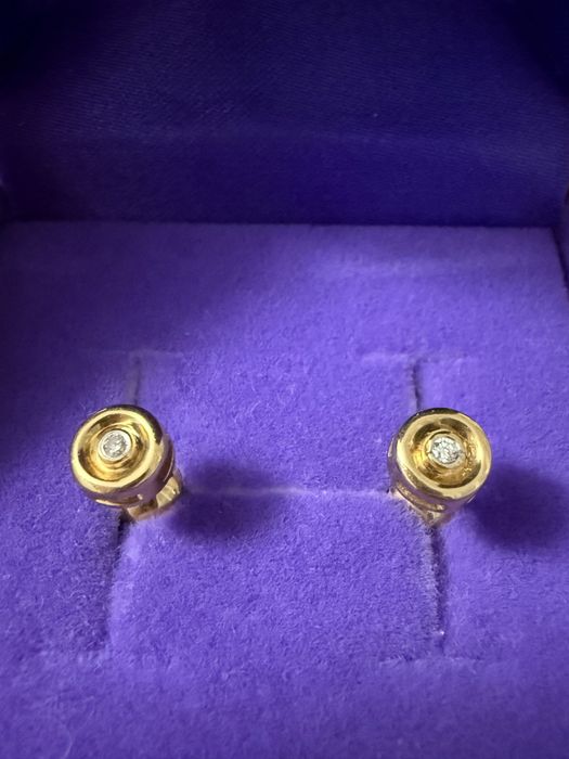 Бриллиаетовые пусеты Эстет