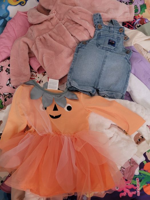 Lot haine copii fetite impecabile 70 bucăți