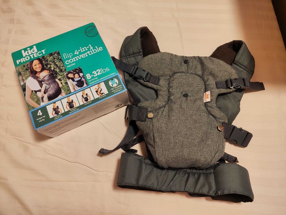 Ergonomic 4-in-1 Baby Carrier - KidProtect Premium Bliss